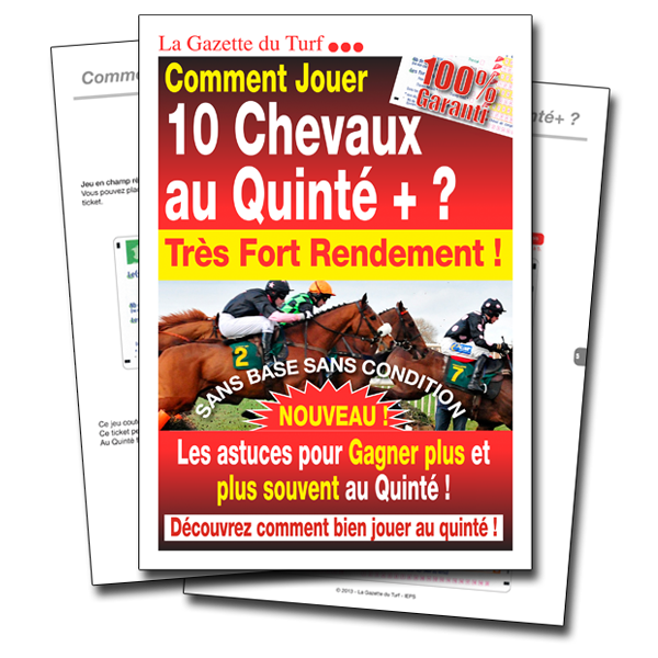 Système tiercé 9 chevaux. Garantie 100